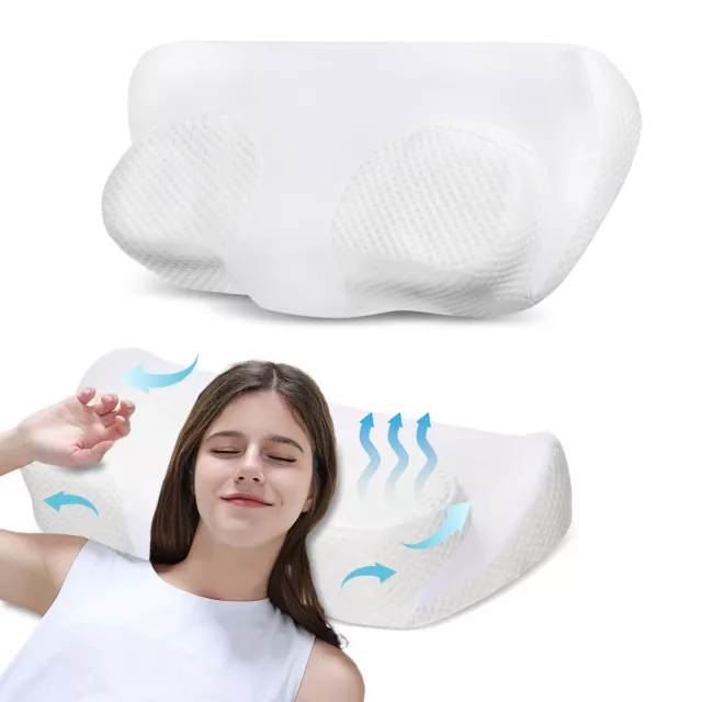 Memory Foam Kopfkissen Nackenkissen Orthopädisch Nackenstützkissen Schlafkissen