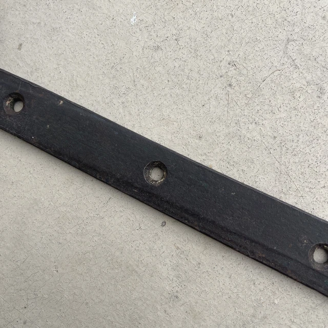 Barn Farmhouse Door Hinge Gate Strap 14” rustic vintage iron Forge Heavy Antique 3