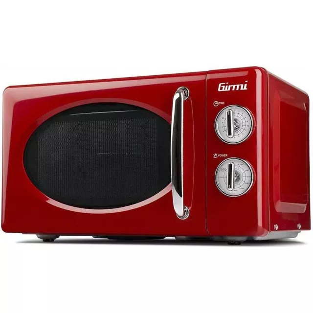 Girmi FM2102 Four 20L Avec Gril 800 Watt Rétro Rouge 2