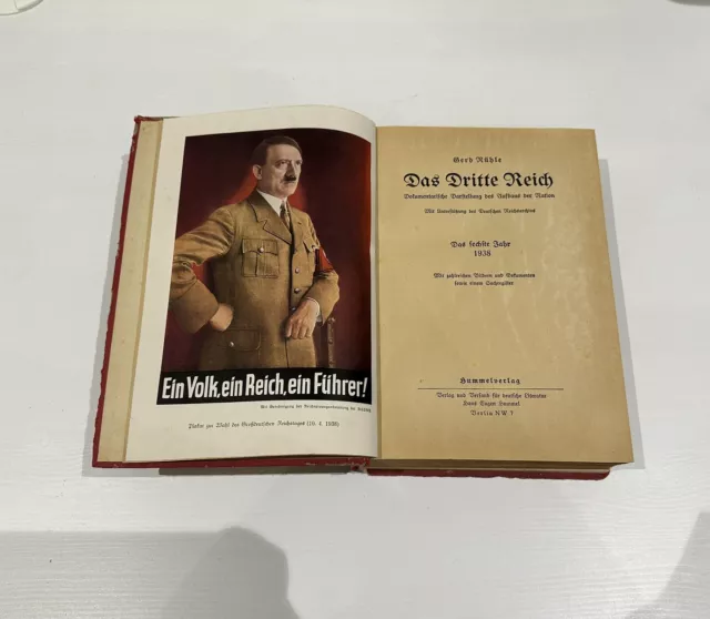 WW2 German Book, Das Dritte Reich, The Third Reich