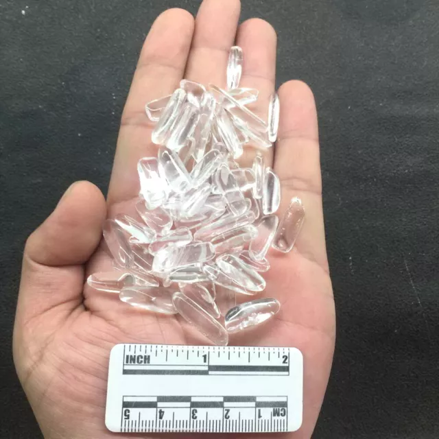 50g Lot Clear Quartz Crystal Mini Tumbled Chips Healing Stones