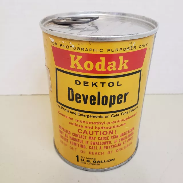 Kodak Dektol Developer Sealed Can New Old Stock