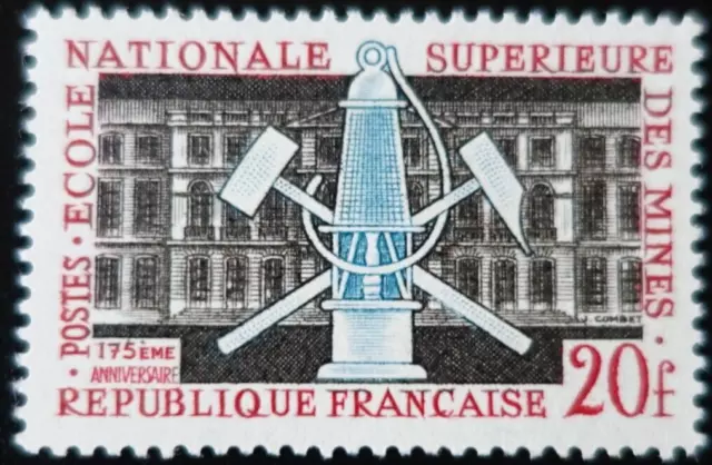 Frankreich Briefmarke Schule Des Bergbau Aus Paris N°1197 neuer Stempel Luxe MNH