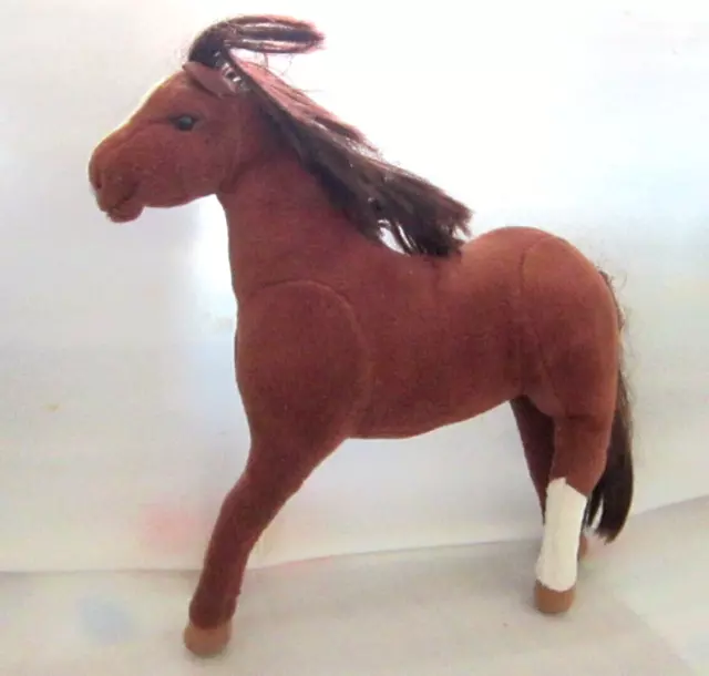 APPLAUSE PENELOPE HORSE Myrtlewood Stables 10 " Plush Poseable One White Sock