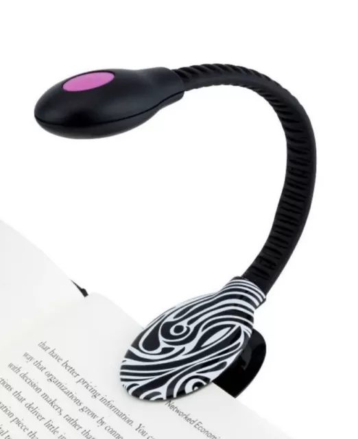 French Bull - Charge, USB Rechargeable LED Reading Light, Book Clip (Black) Book