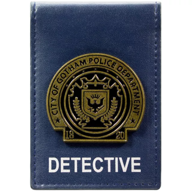 Batman Movies Dark Knight Gotham Police Dept Detective Bi-Fold ID & Card Wallet