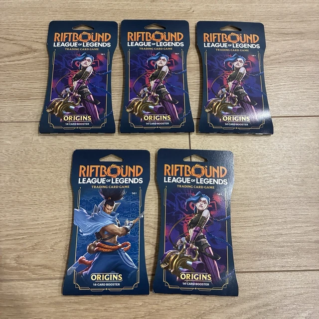 RIFTBOUND ORIGINS LEAGUE Of Legends TCG English Sleeved Booster Pack ...