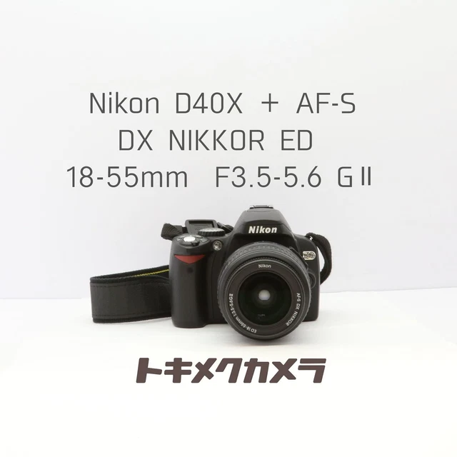 NIKON D40X CAMERA NIKKOR DX AF-S DS 18-55mm f&frasl;3.5-5.6GII ED