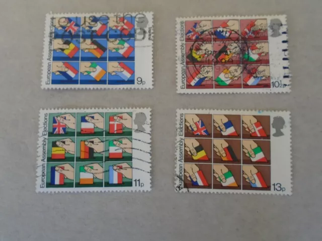 Gb Stamps 1979, First Direct Euorpean Election . Used Set Of Stamps ++Post Free+