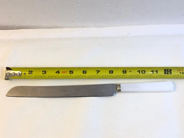 Cuchillo de colección Bridalane Sheffield Inglaterra pastel de boda mango estilo perla hoja de 8