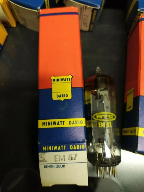 EM 84 Tube électronique EM84 œil magique Philips neuf
