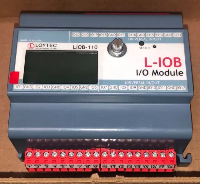 LIOB-110 LOYALTEC Input/Output Module: 20 Universal I/O (IO) /T
