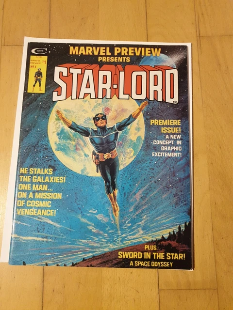 MARVEL PREVIEW 4  1st STAR-LORD GOTG FILM RED HOT MOVIE KEY CHEAPEST VF+ ON EBAY