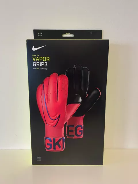 Nike GK VAPOR GRIP3 ACC Technology Torwarthandschuhe NEU Rot Gr. 5