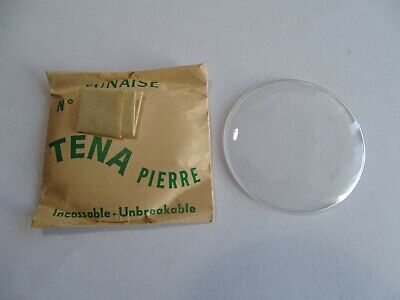 Tena PIÈCE HORLOGERIE HORLOGER MONTRE VERRE TENA PUNAISE DIAMETRE 28.4 mm ACRYLIQUE 