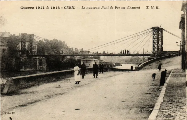 CPA Creil Le nouveau Pont de Fer vu d'Amont FRANCE (1014096)