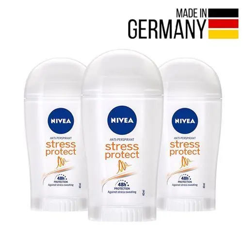 Nivea women Stress Protection Bâton Déodorant avec Zinc Made Allemagne Pack De 3