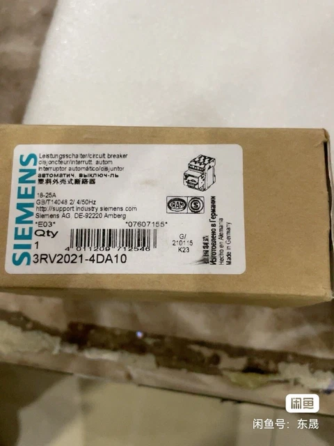 1  PC  NEW    3RV2021-4DA10    Circuit    Breaker#B4744  CL