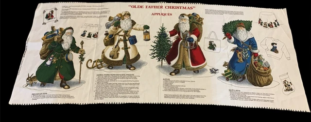 VIP Fabric Panel MR & MRS SANTA CLAUS Christmas DOOR PANEL 50 海外