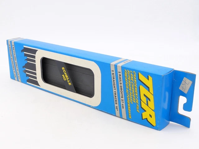 Tcr Slot Car Circuit Changement De File Boite De 2 Rails Droits 27Cm #33-076