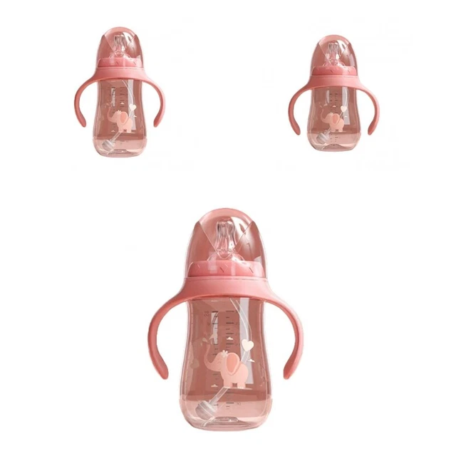 180 ml/240 ml/300 ml biberón sin sabor, antideslizante,