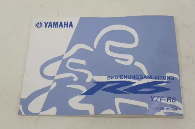 Manuale Uso Manutenzione Yamaha R6 2006 2007 Bedienungsanleitung Fahrerhandbuch