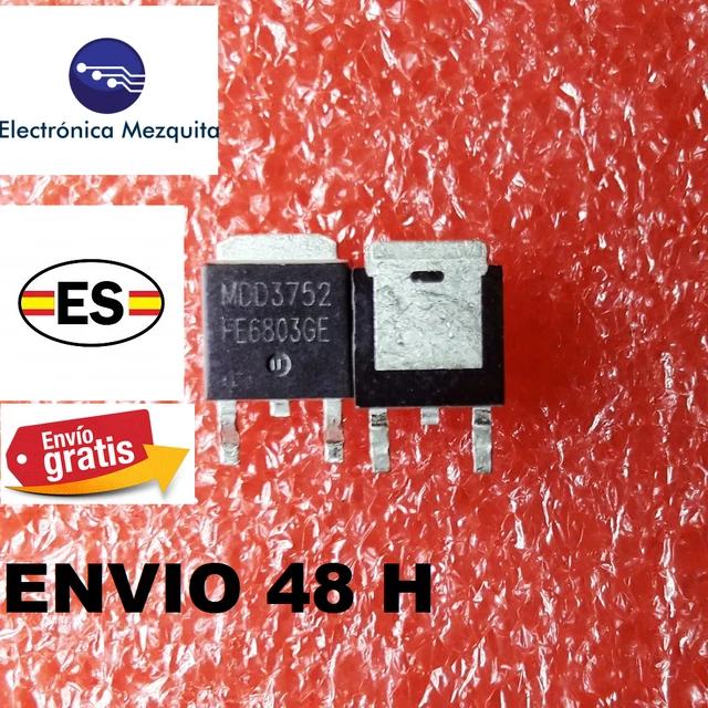 TRANSISTOR MDD3752 TO-252 P-Channel Trench MOSFET, UTILIZADO EN FUENTES ...