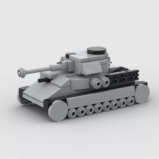 Building Blocks Military MOC WW2 Battle Wars Tanks DIY Toys Bricks Kids Gift