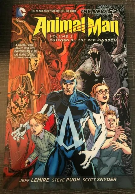 Animal Man Volume 3 Rotworld Red The Kingdom Trade Paperback Book NEW DC N52