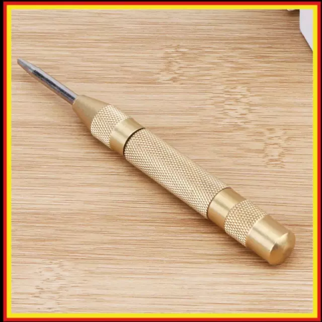 5Inch Automatic Center Pin Punch Spring Loaded Marking Starting Holes Tool