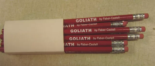 Nos Vintage Goliath By Faber-Castell Pencils - 12 Pencils
