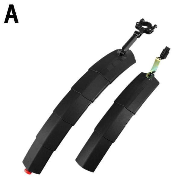 Telescopic Bicy_cle Fenders Folding Bike MTB Front Light Rear New/ Z8F4
