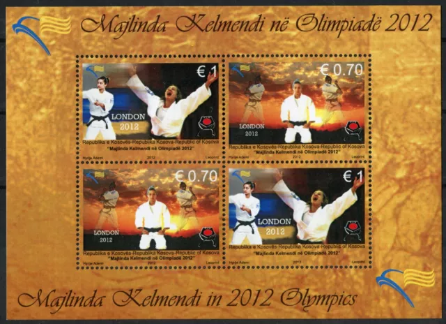 Kosovo Block Nr. 22 postfrisch Judo Olympische Spiele London 2012 MNH Olympiade