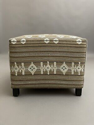 antique cubed footstool 2