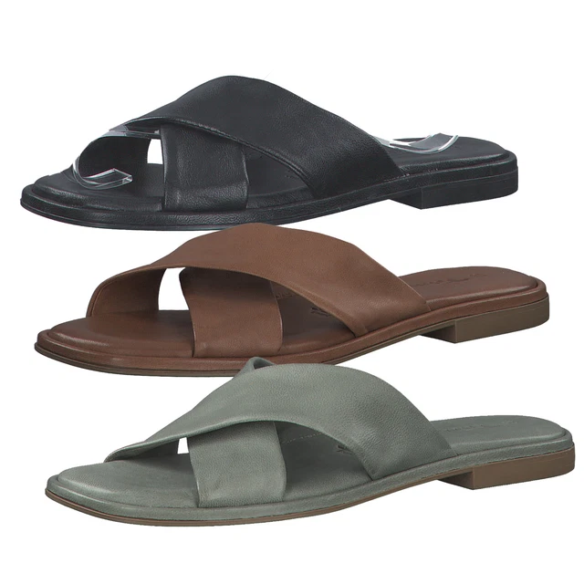 Tamaris Mules Chaussures Femmes Cuir Sabots 1-27112-28
