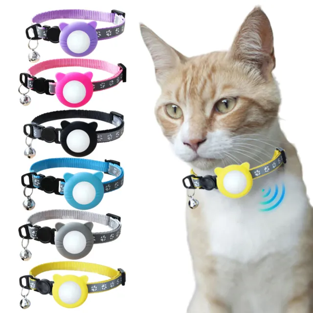 Puppy Pet Dog AirTag Protective Case Collar Cat Anti-loss Tracker Locator Collar
