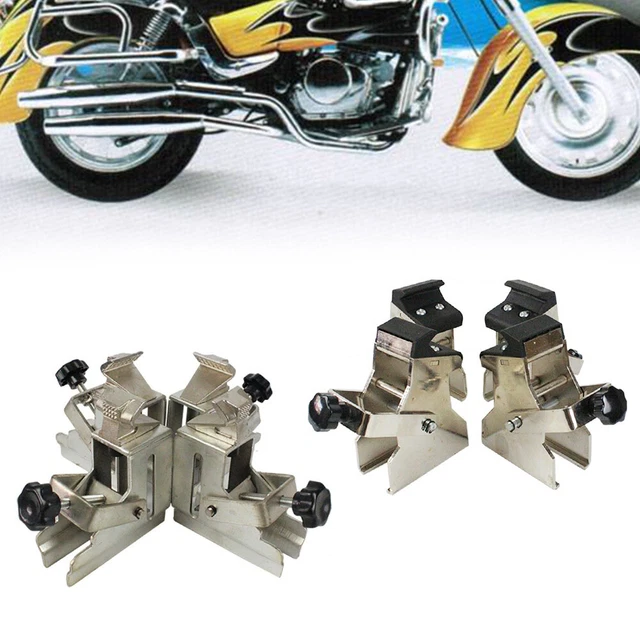 SET MOTORCYCLE WHEEL Rim Adaptor Tyre Tire Changer Clamp Jaw Tire