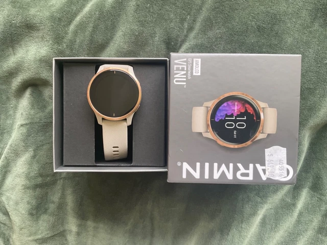 Garmin venu light sand with rose gold deals