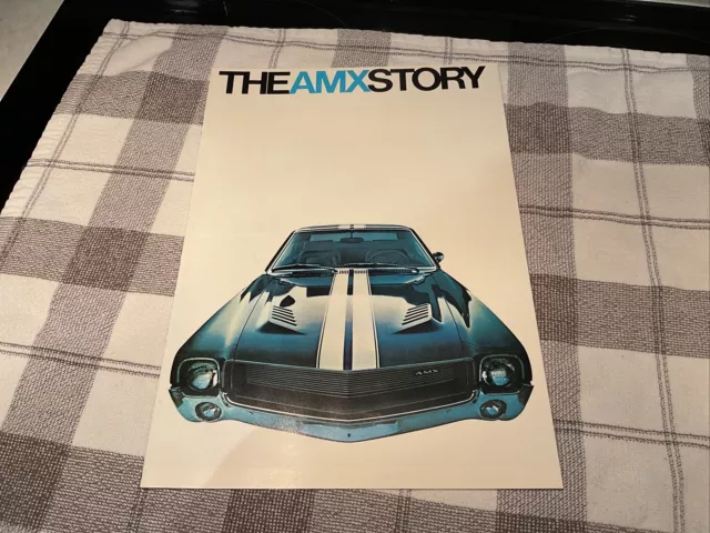 1968 AMX "THE AMX STORY" Car Dealer Showroom Sales Brochure