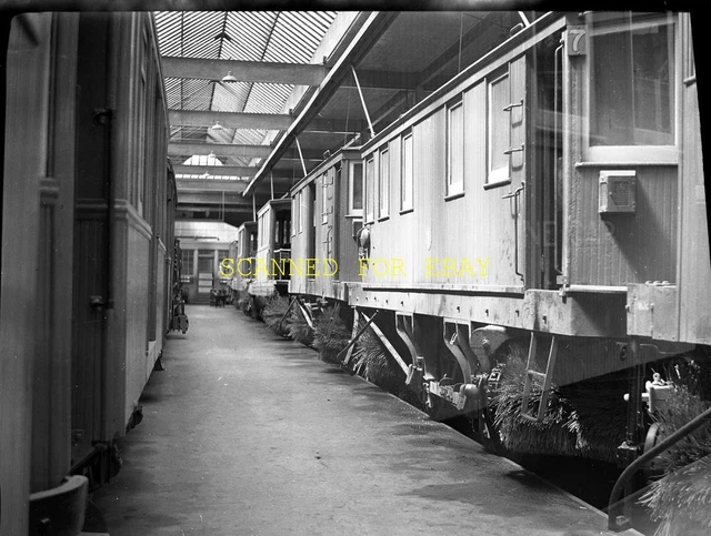 May 1950 Ottawa Canada Trolley #7 Sweeper  ORIGINAL PHOTO NEGATIVE