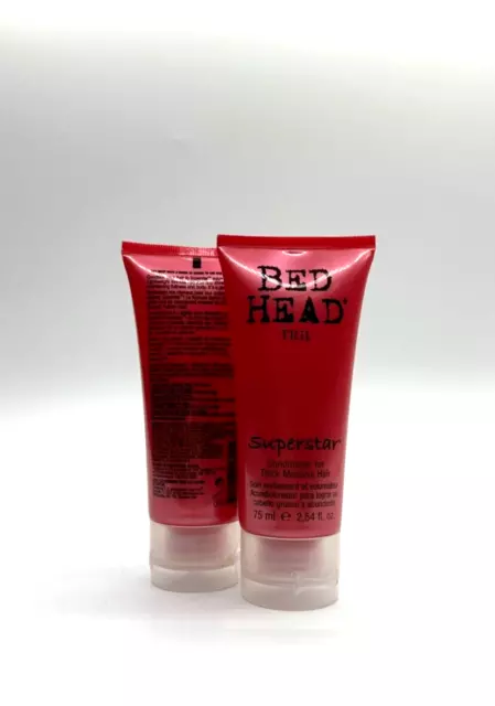 2x Tigi Bed Head BH SUPERSTAR Conditioner MINI  75ml G182 2