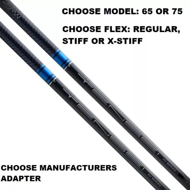 Mitsubishi Tensei AV Blue 3 or 5 Fairway Wood Shaft - Choose Flex & Adapter