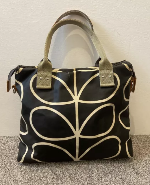 Orla kiely small zip satchel deals