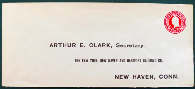 Original New York New Haven and Hartford Railroad Co. Envelope U432