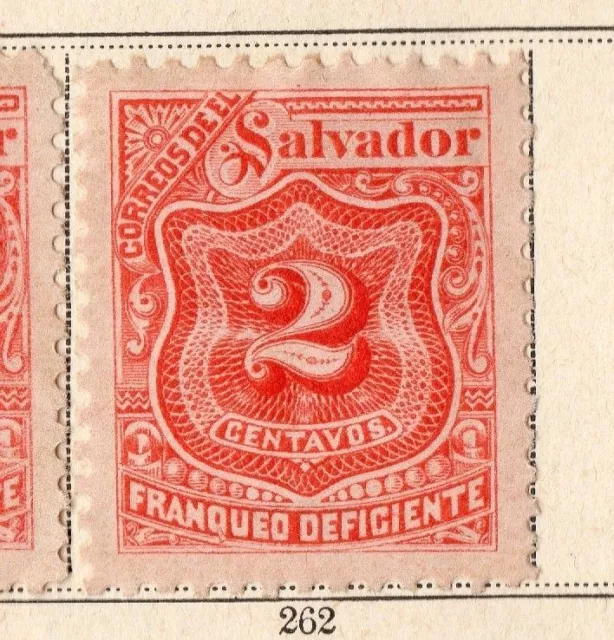 El Salvador 1896 Early Issue Fine Mint Hinged 1c. 094098