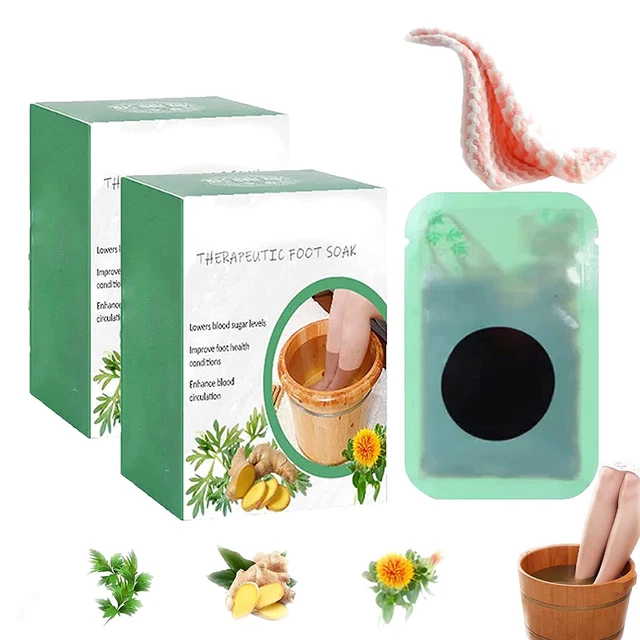 Bolsas de baño naturales SugarEase remojo terapéutico para pies control de azúcar mejora la salud