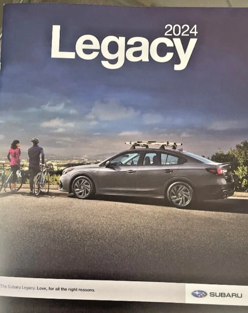 SUBARU 2024 LEGACY Full Color Brochure Mint New! 2024 AWD Sedan OEM