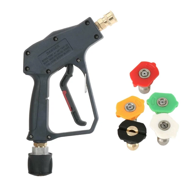 Pistolet D'arrosage Métal 9 Modes - Commande Au Pouce, Haute Pression - Pour Jardin, Voiture, Animaux