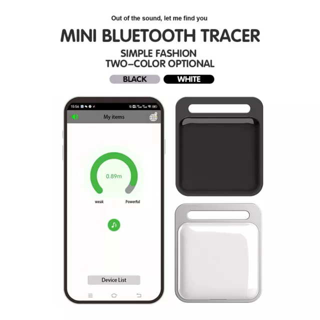Mini Bluetooth GPS Tracker Dog Pet Tag Finder Locator Key Wallet Tracking Tracer