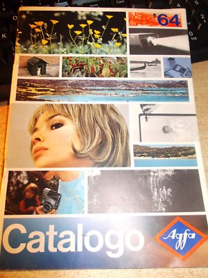 Agfa Agfa foto catalogo Italia 1964 fotocamere cineprese pellicole chimici e carte 